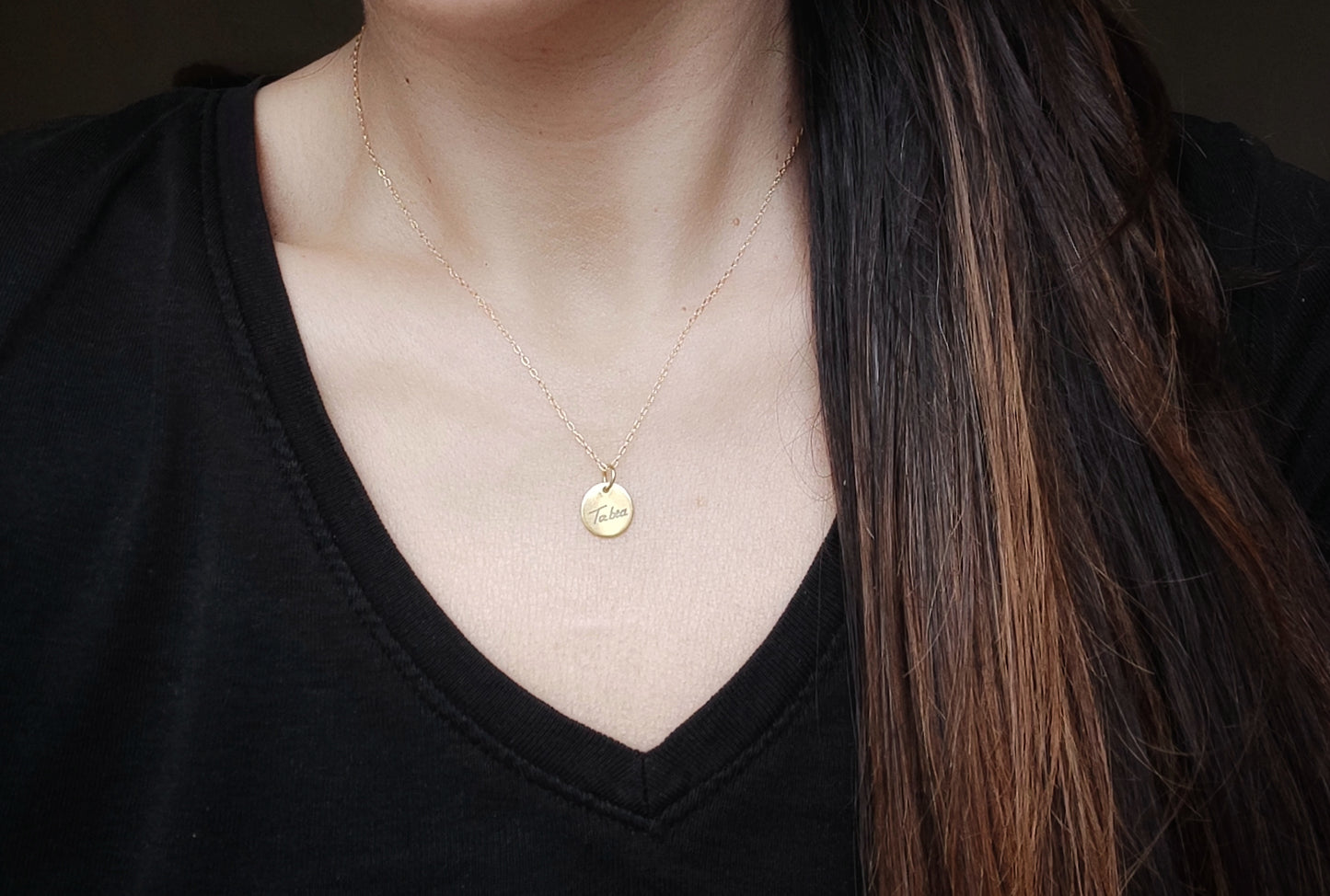 Namenskette, Personalisierte Halskette mit Namen und deiner Handschrift