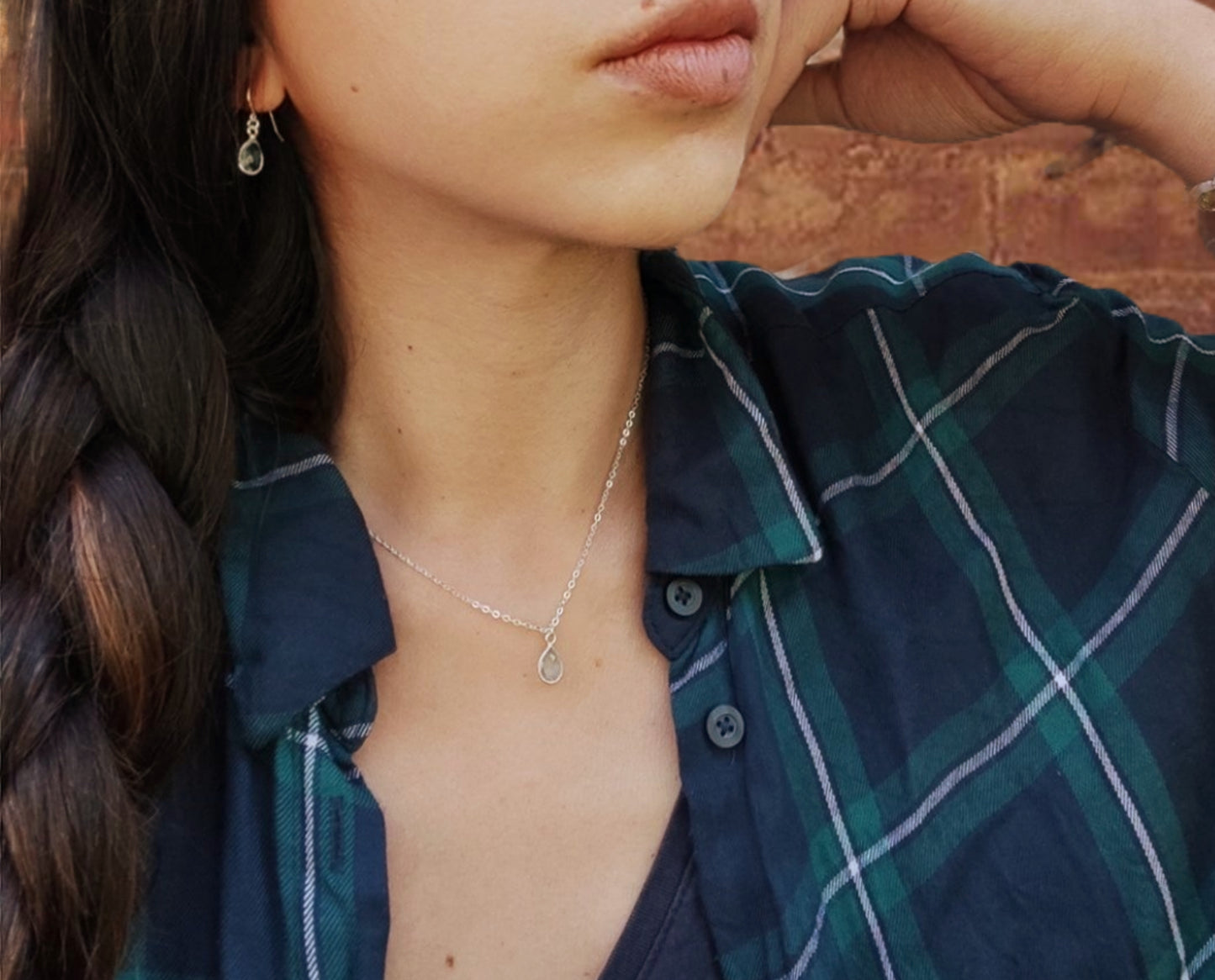 Aquamarin Ohrringe, 925 Sterling Silber