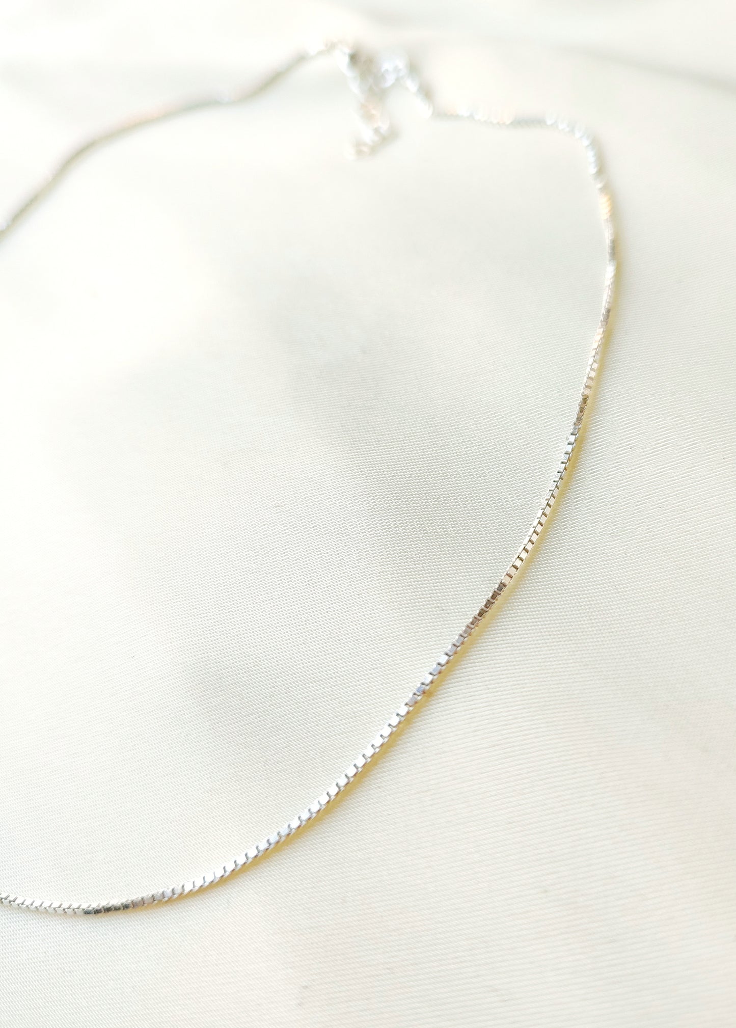 Mondsteinkette 925 Sterling Silber Box Chain Venezianer Kette mit Mondstein Tropfen