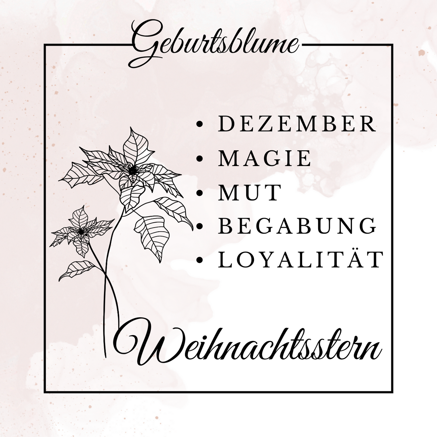 Personalisierte Geburtsblumenkette in Gold, Silber und Roségold, Halskette mit Geburtsblume