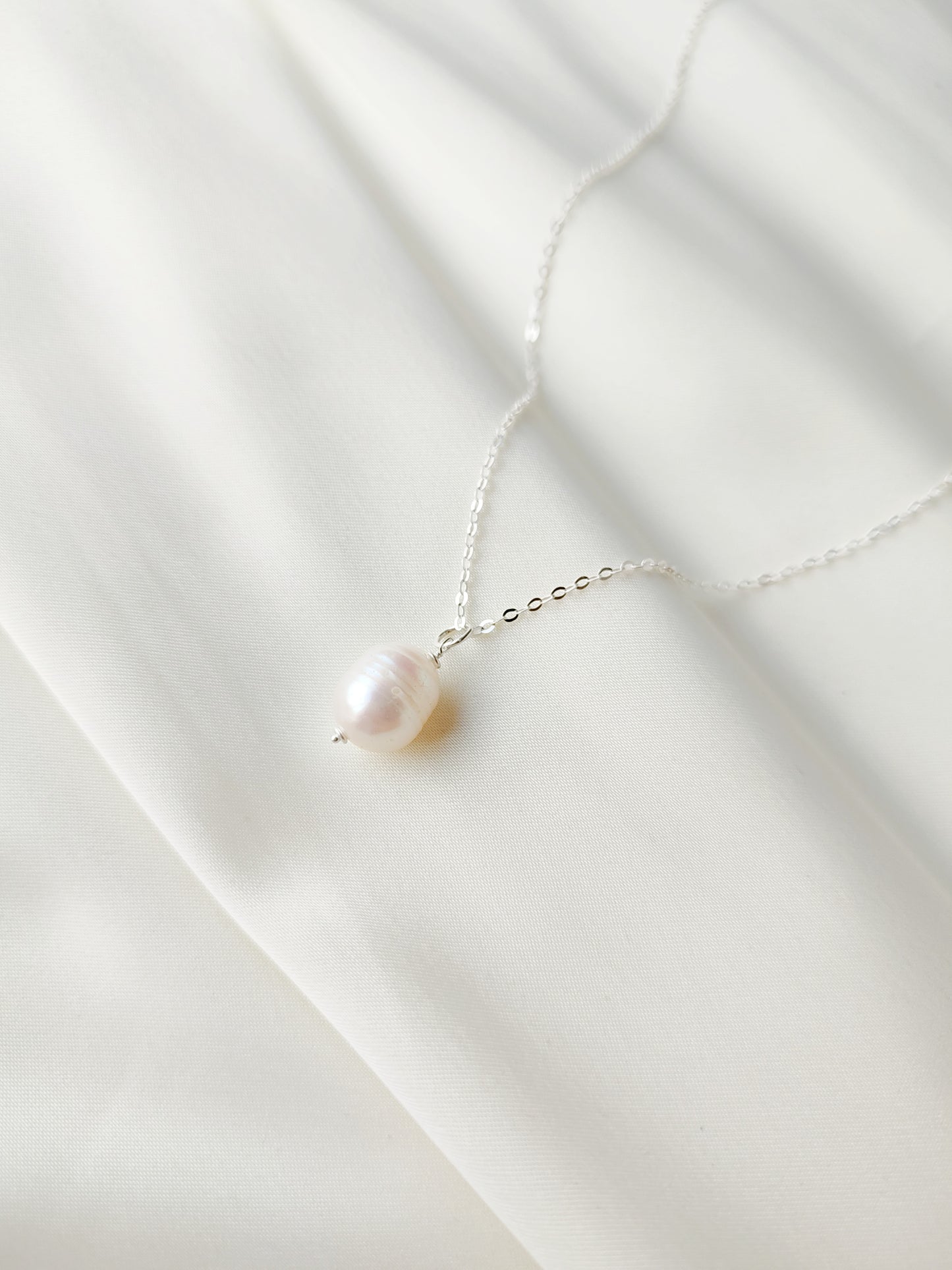 Boho Perlenkette - Halskette mit Süßwasser Perle