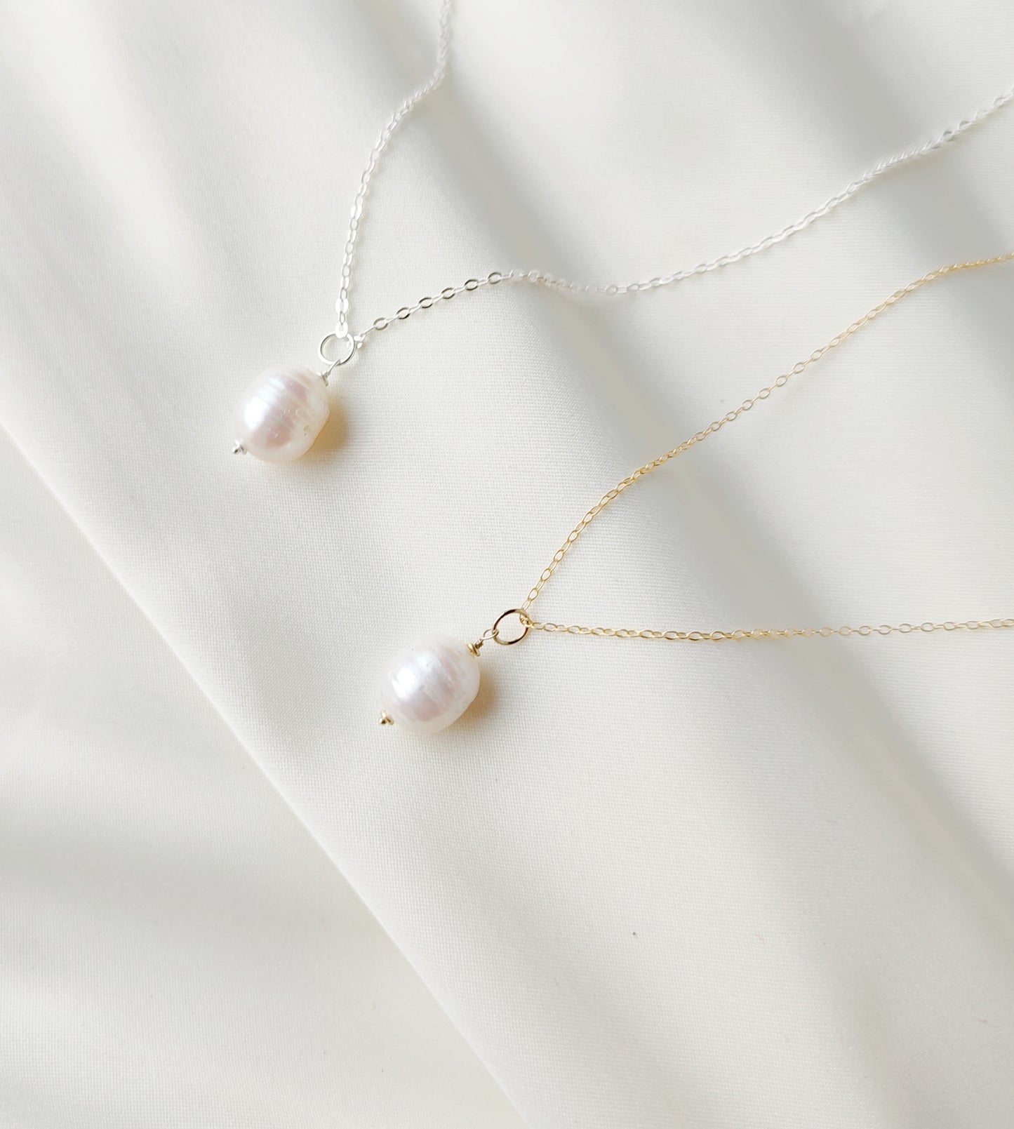 Boho Perlenkette - Halskette mit Süßwasser Perle