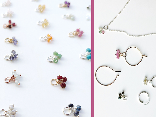 Geburtsstein - Sternzeichen Stein Anhänger