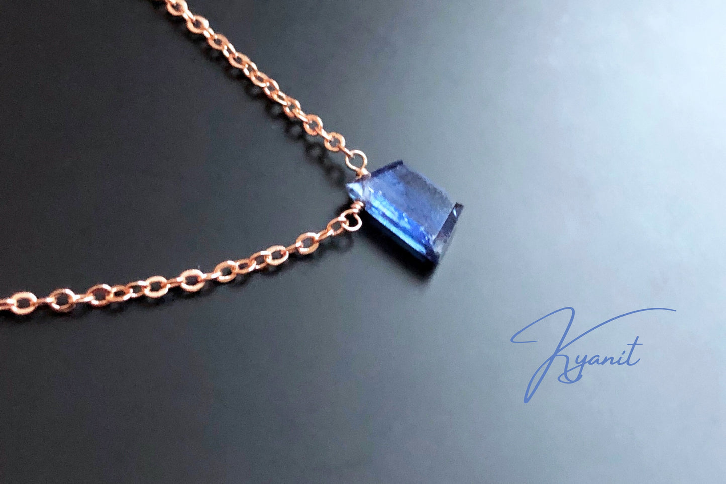Kyanit Rohsteinkette
