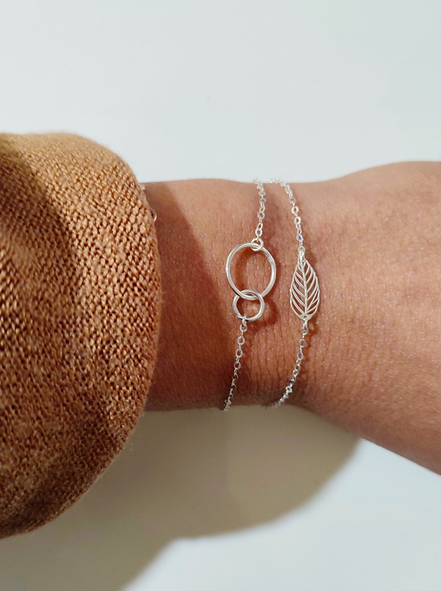 Armband aus Sterling Silber, Infinity Armband