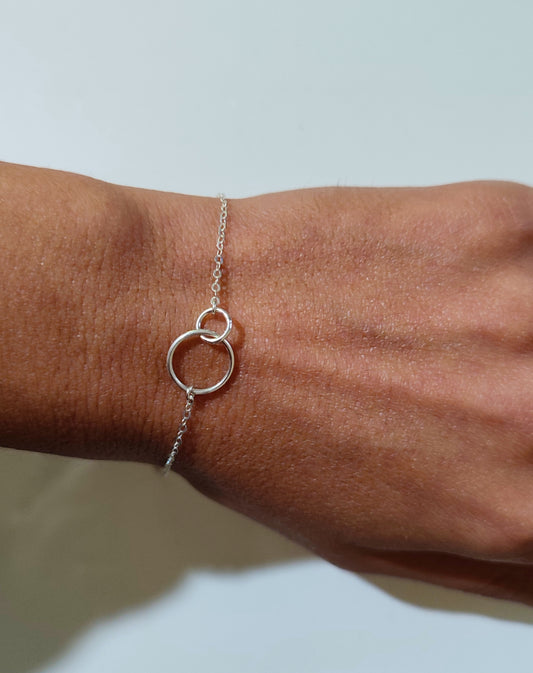 Armband aus Sterling Silber, Infinity Armband