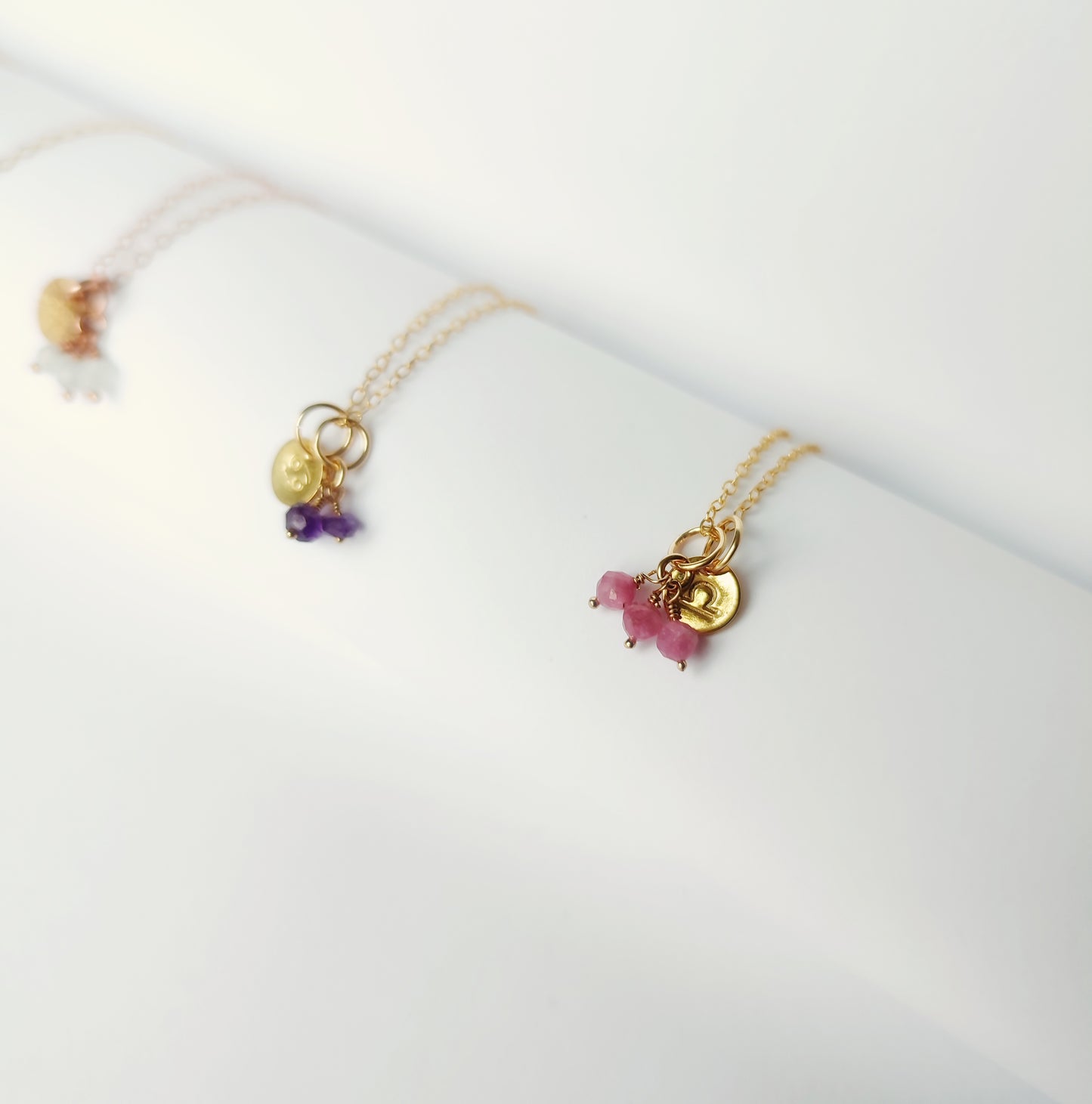 Geburtsstein - Sternzeichen Stein Anhänger