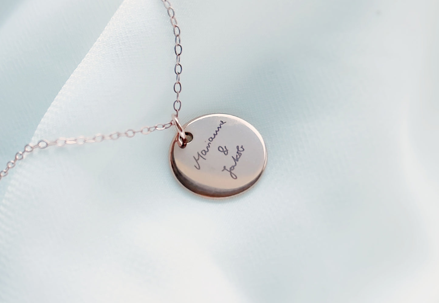 Namenskette, Personalisierte Halskette mit Namen und deiner Handschrift