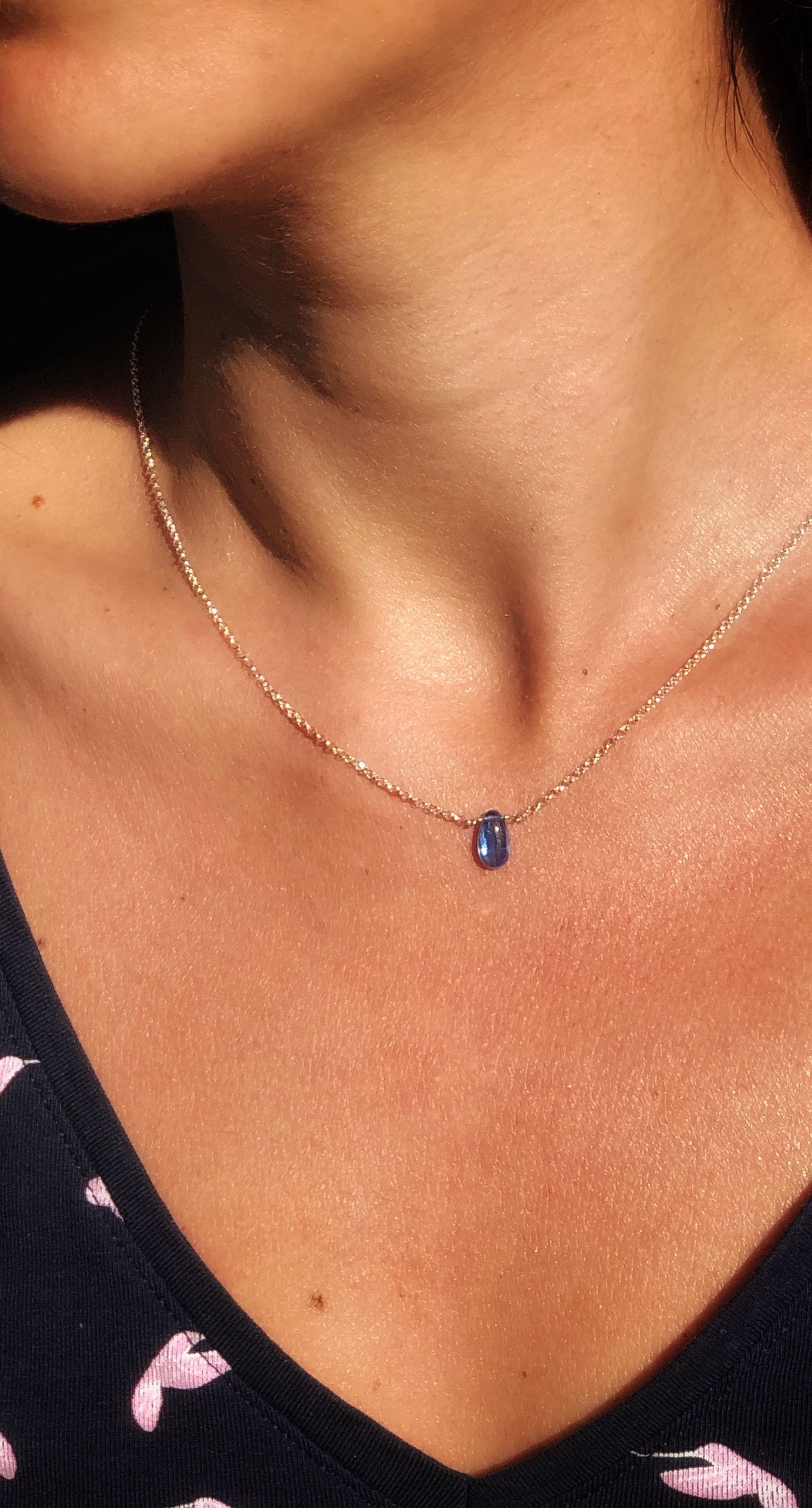 Kyanit Halskette, Stein der Entspannung und Meditation