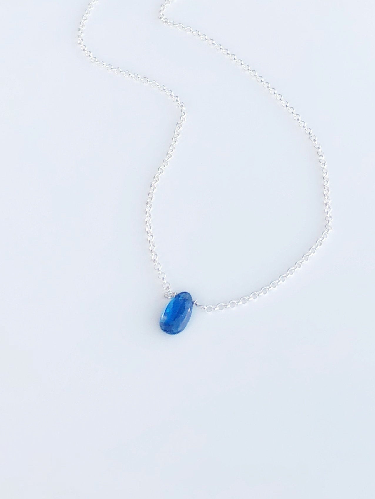 Kyanit Halskette, Stein der Entspannung und Meditation