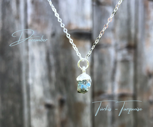 Türkis Rohstein Anhänger