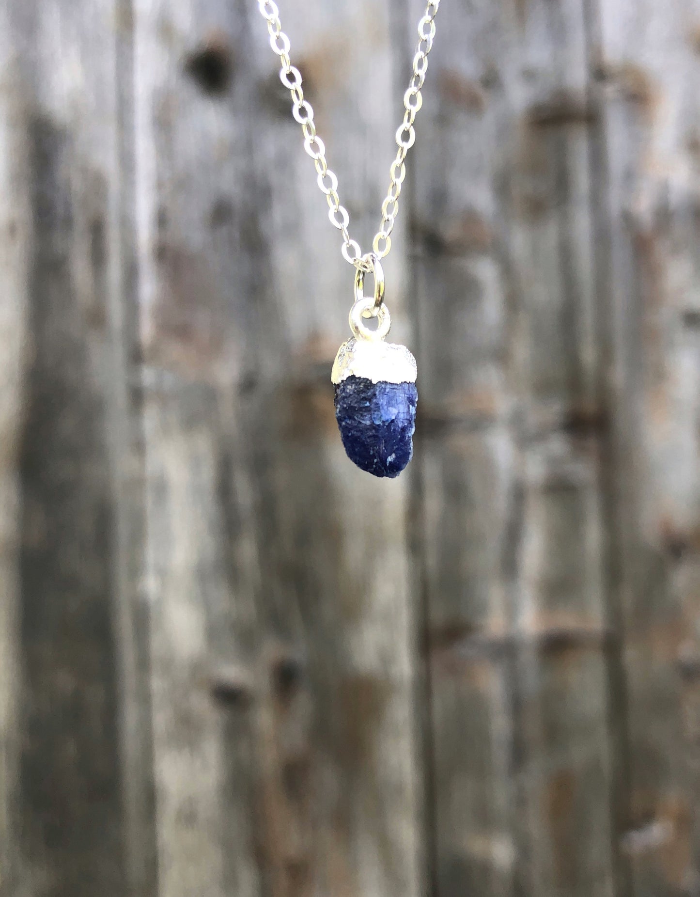 Saphir Rohstein Anhänger