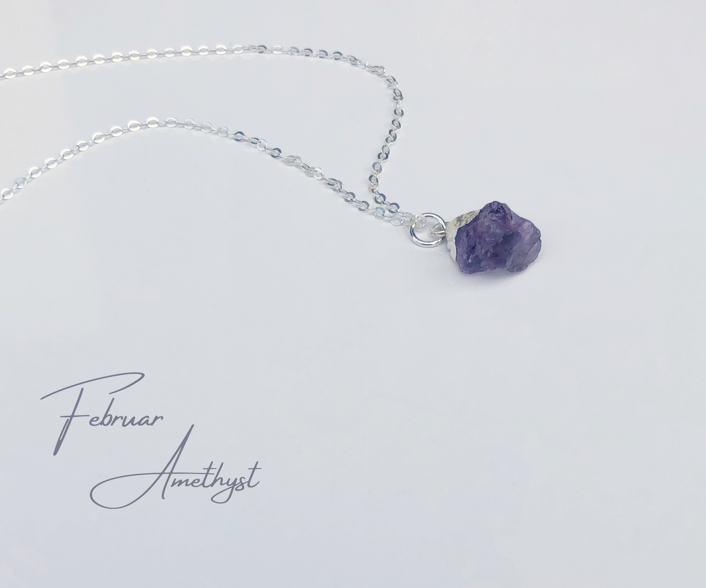 Amethyst Rohstein Anhänger