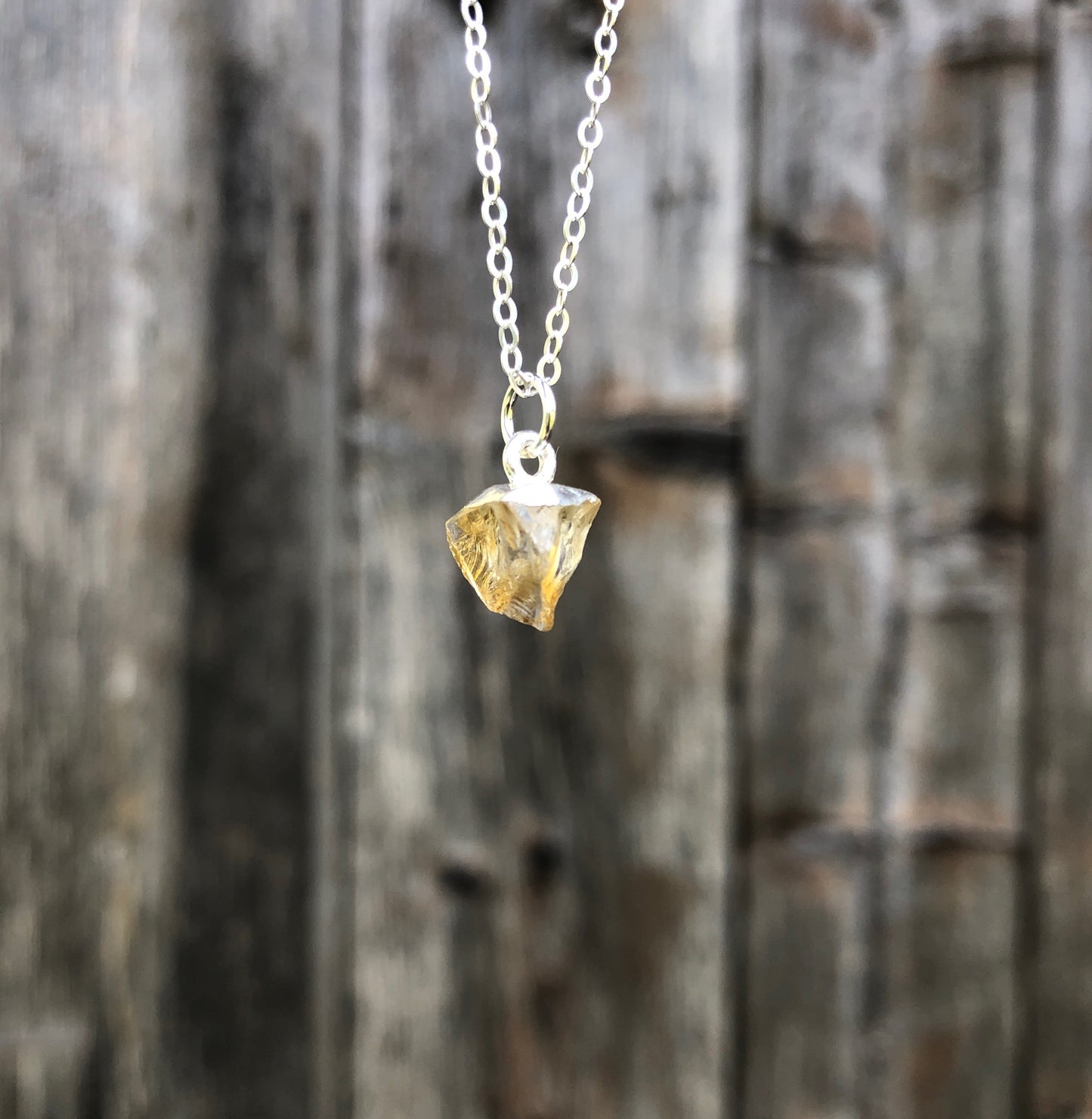 Citrin Rohstein Anhänger