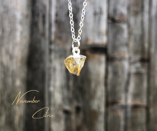 Citrin Rohstein Anhänger