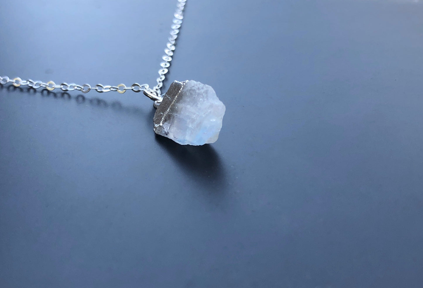 Mondstein Rohstein Anhänger