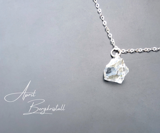 Bergkristall Rohstein Anhänger
