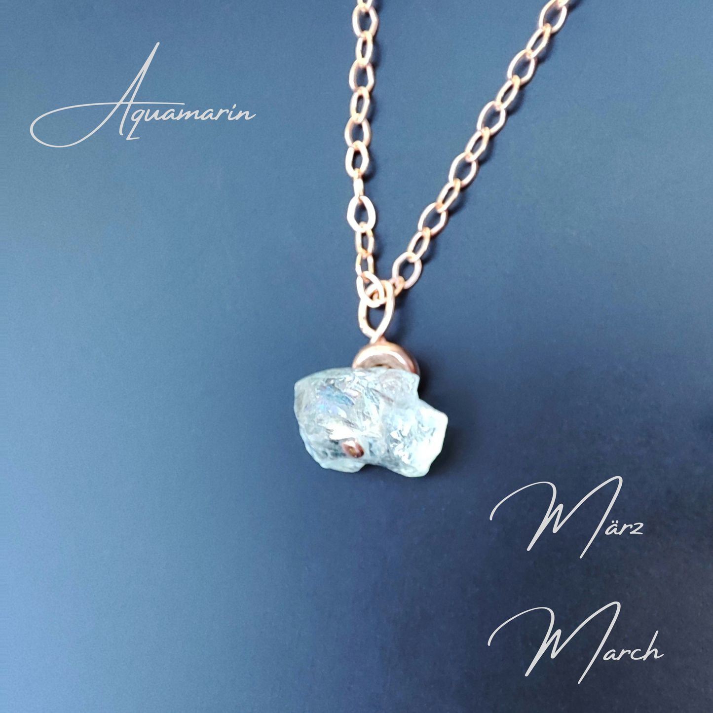 Geburtsstein Anhänger, Rohstein Anhänger