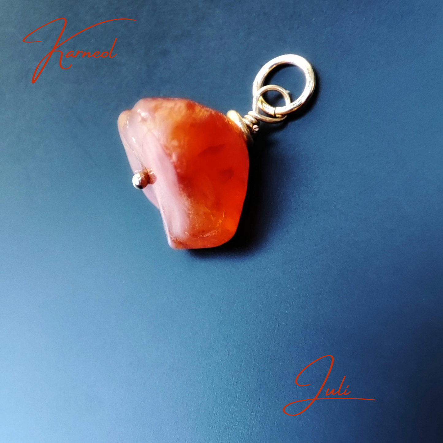 Geburtsstein Anhänger, Rohstein Anhänger