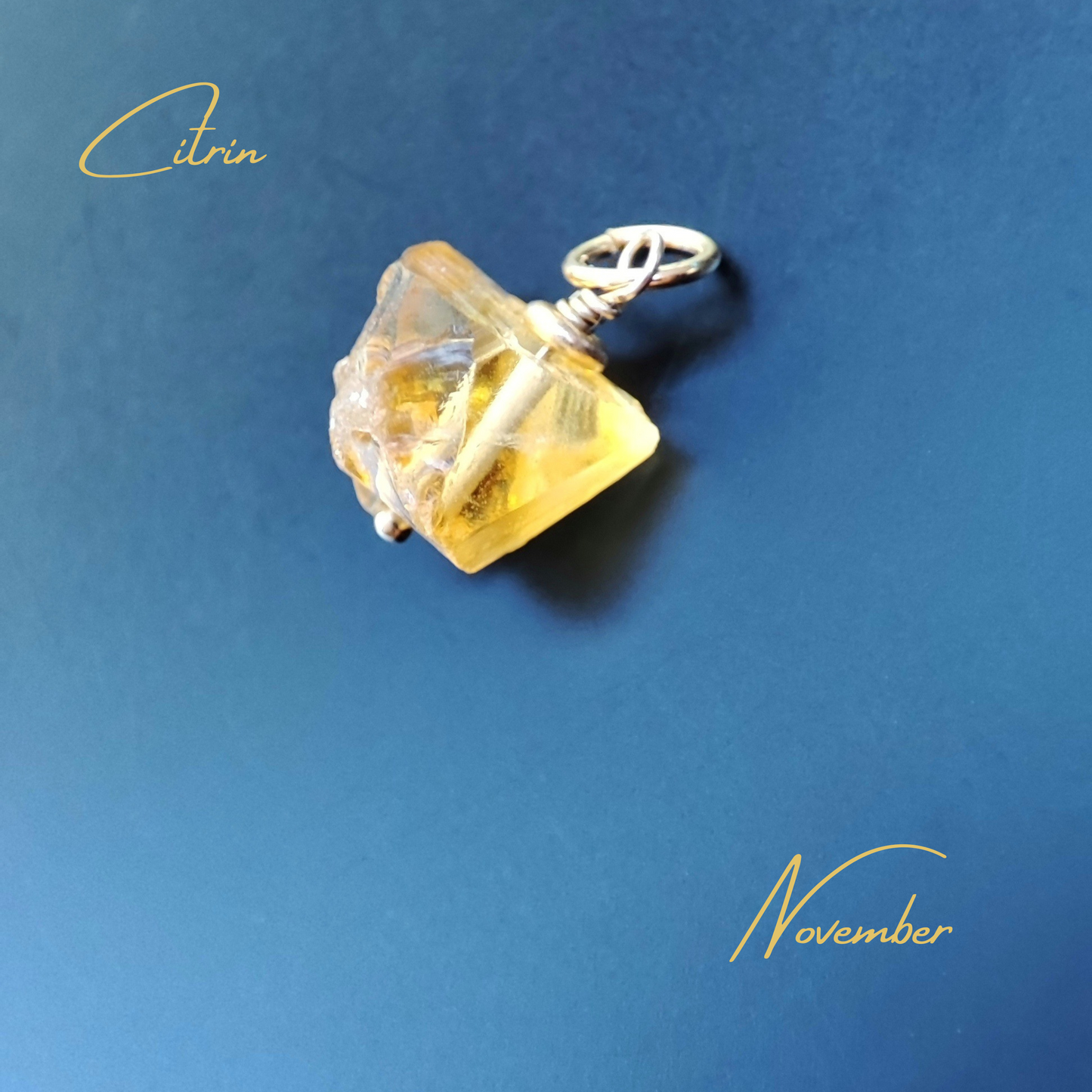 Geburtsstein Anhänger, Rohstein Anhänger